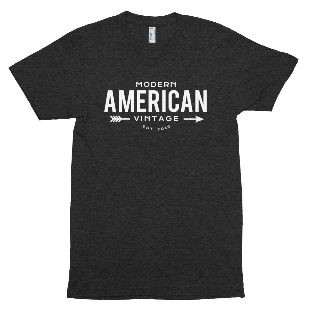 Modern American Vintage Logo Unisex Tri-Blend T-Shirt